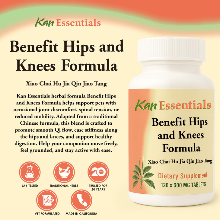 Kan Herbs Company Benefit HIPS and Knees Formula  Traditional Chinese Herbal Blend to Support Joint Comfort, Mobility, and Digestive Balance, Herbal
