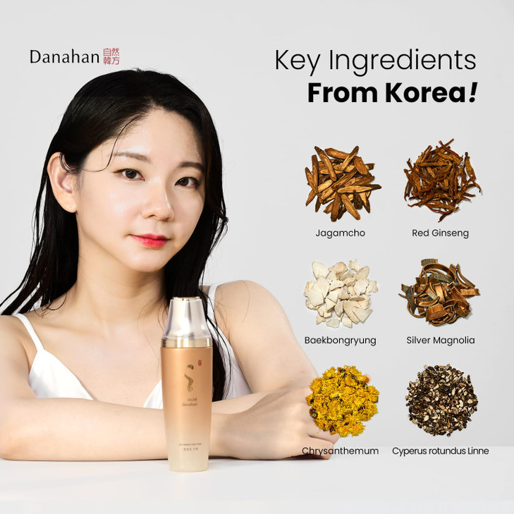 Danahan Bon Yeon Jin 2pcs Set, 5.4 fl oz(160ml), Emulsion 5.4 fl oz(160ml) | Anti-Wrinkle, Moisturizing, Hydrating, Soothing, Korean Skin Care, Korea