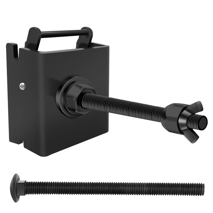 E Track Spare Tire Holder Mount for Enclosed Trailers, Spare Tire Carrier Bracket for Trucks, Garages, Warehouse and Semis, Upgraded E-Track Fittings