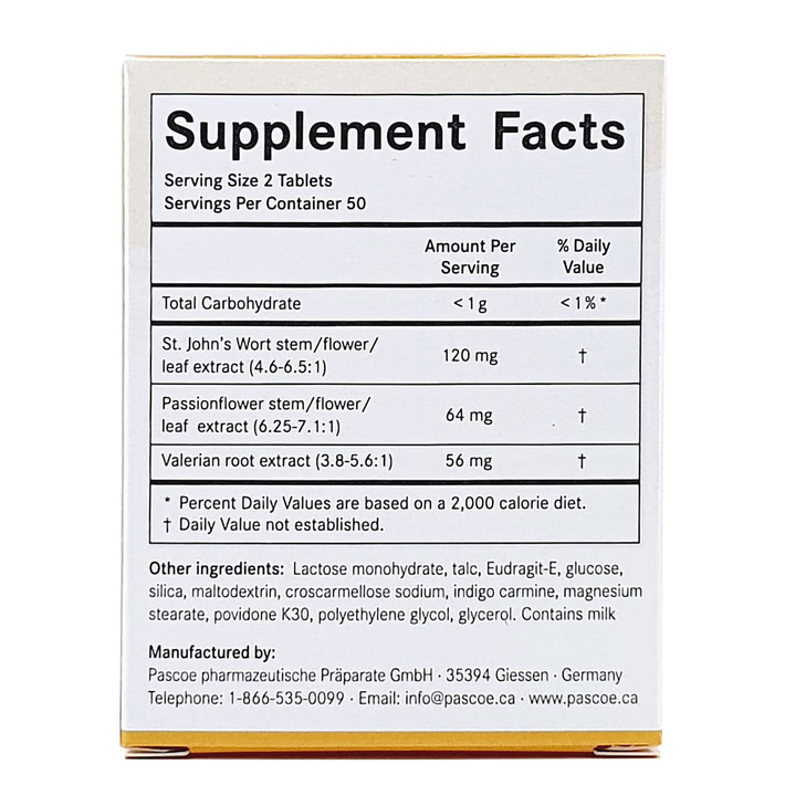 Pascoe - Neurapas Balance  Helps to Promote a Healthy, Balanced Mood  Made with a Triple Herbal Combination of St Johns Wort, Valerian, & Passionf