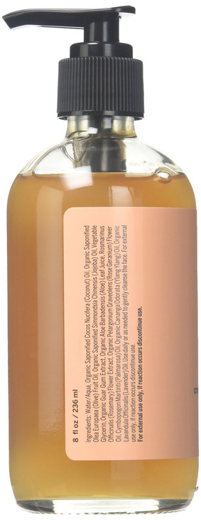 Earth Tu Face Organic Palmarosa + Aloe Face Wash