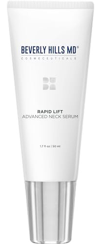 Beverly Hills MD Rapid-Lift Advanced Neck Serum- Reduce Wrinkles & Tone Skin- Anti-Aging Formula for Lifting and Smoothing Sagging Skin on Neck, Chin