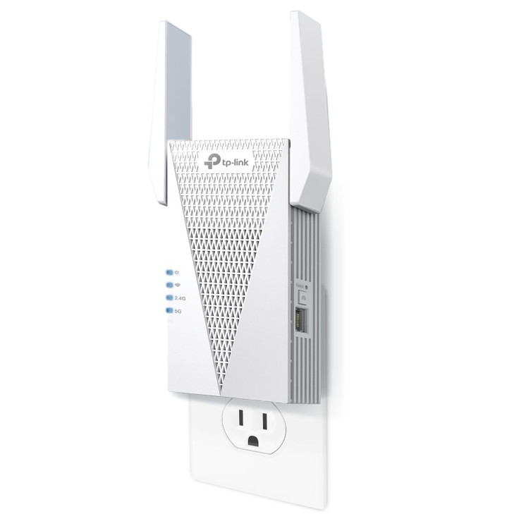 TP-Link RE615X AX1800 WiFi 6 Range Extender w/Ethernet Port | 1.8G Dual-Band Wireless Repeater Amplifier | Up to 2100 Sq. Ft., 64 Devices | Internet