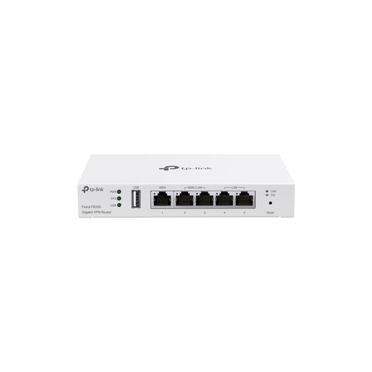 TP-Link Festa FR205, Multi-WAN Wired Router, Up to 3 Gigabit WAN Ports & One USB WAN, Self-Organizing Network, Free Cloud, Load Balance, OpenVPN/IPSe