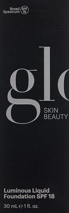 Glo Skin Beauty Luminous Liquid Mineral Foundation Makeup with SPF 18 (Almond) - Improves Uneven Skin Tone, Smooths & Corrects Imperfections, Sheer t