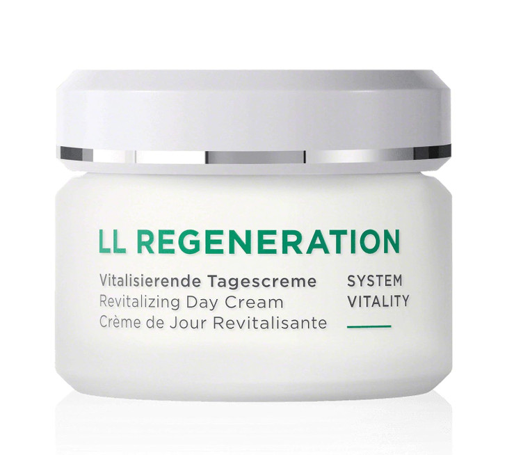 ANNEMARIE BÖRLIND - LL REGENERATION Revitalizing Day Cream - Natural Vitamin C E and Retinoid Anti Aging Face Cream for Visibly Firmer and Wrinkle Fr