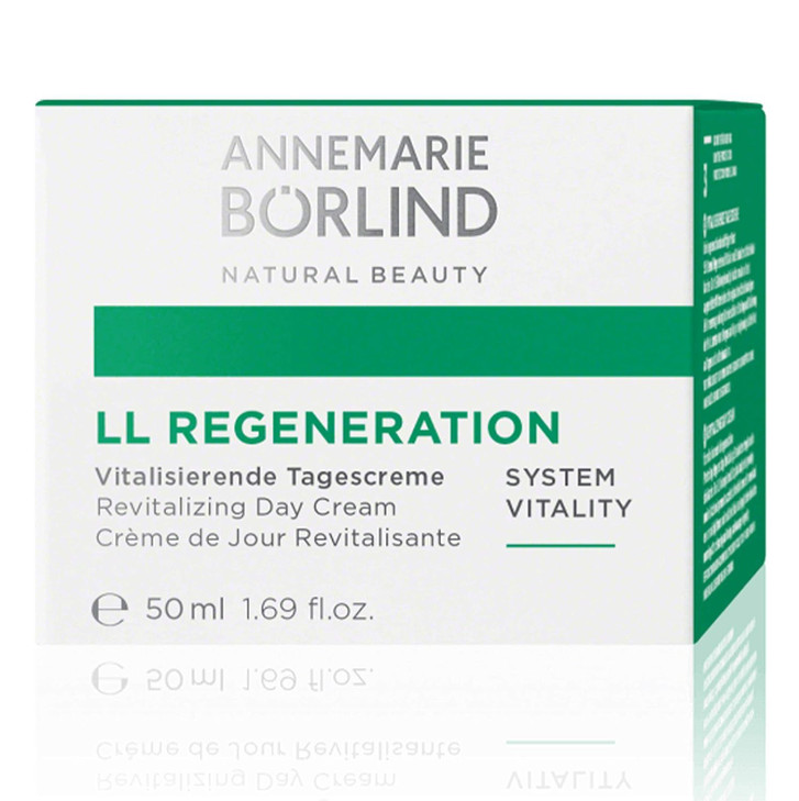 ANNEMARIE BÖRLIND - LL REGENERATION Revitalizing Day Cream - Natural Vitamin C E and Retinoid Anti Aging Face Cream for Visibly Firmer and Wrinkle Fr