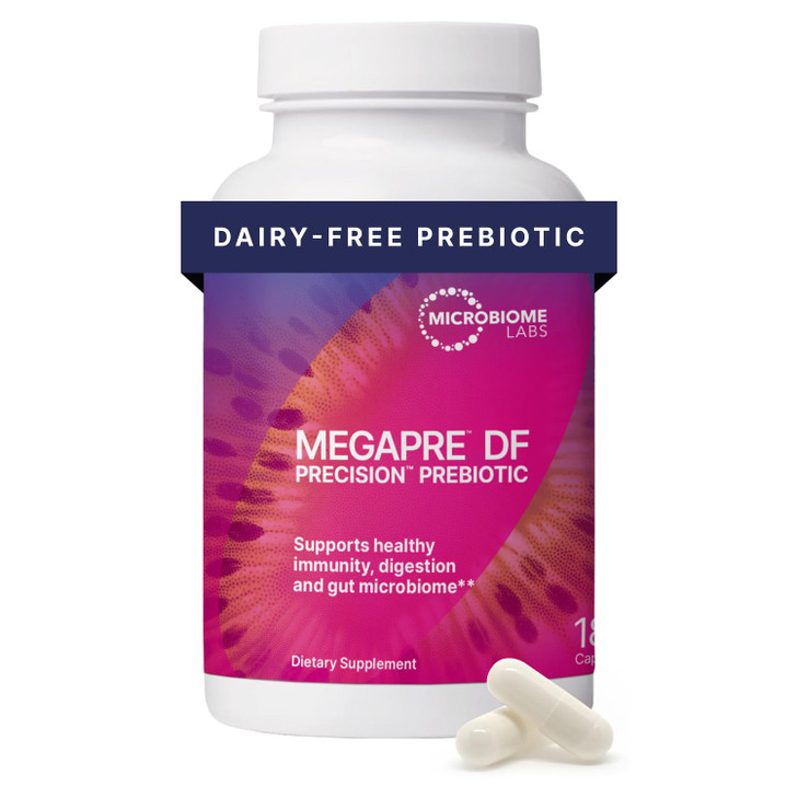Microbiome Labs MegaPre DF - Dairy-Free Prebiotic Fiber Supplement - Gut Health Prebiotics for Women, Men & Kids 3+ - Support Microbial Diversity (18