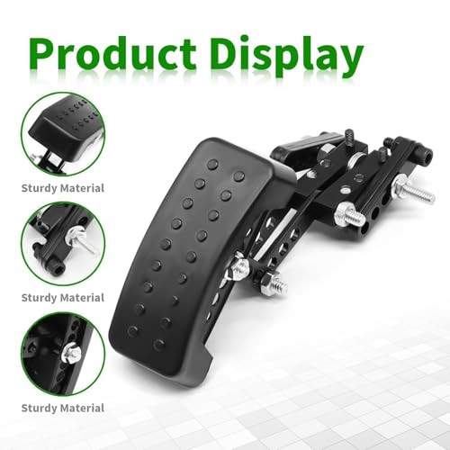 Yunnergo Gas and Brake Pedal Extenders for Short Drivers People Driving Cars Compatible with Cars & Go Kart & Ride on Toys