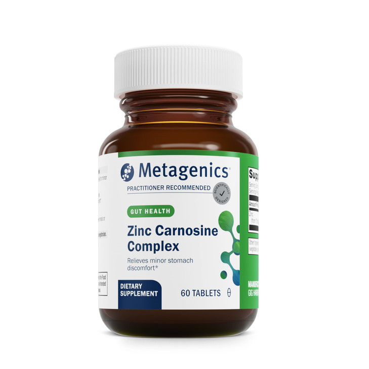 Metagenics Zinlori 75 - High Potency Zinc Carnosine Complex - Supports Stomach Comfort, Immune, Heart & Antioxidant Health* - Non-GMO, Gluten-Free, V