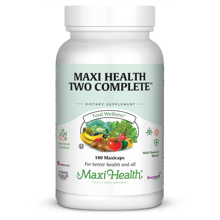 Maxi Health Multivitamins for Men and Women  Complete Daily Vitamins for Energy, Immune Function, and Wellness Support  Kosher & Vegan Multivitamin