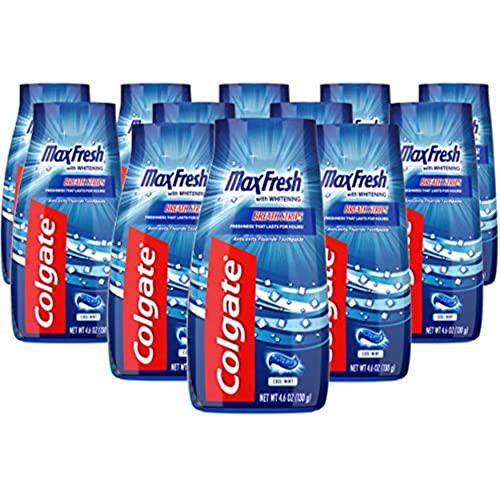 Colgate 2 in 1 Toothpaste Gel and Mouthwash,4.6 Oz (Pack of 12)