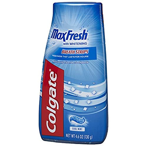 Colgate 2 in 1 Toothpaste Gel and Mouthwash,4.6 Oz (Pack of 12)