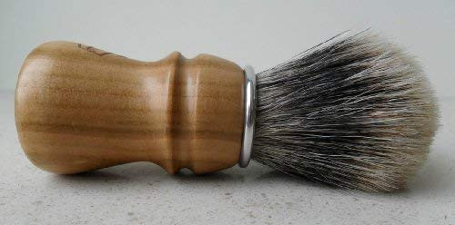 S.O.C. Cherry Wood Shave Brush - Badger shave brush by Semogue