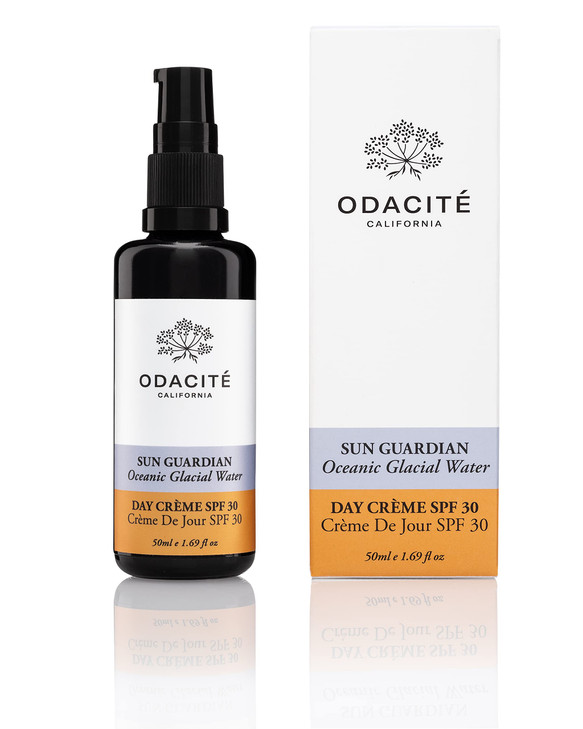 ODACITE Sun Guardian Mineral Sunscreen, SPF 30 Sunscreen for Face, With Oceanic Glacial Water and UVA + UVB Protection, Natural, 1.69 oz
