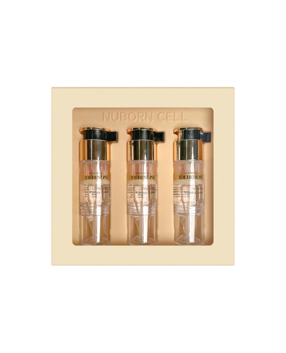 BLANC DUBU Nuborn Cell Idebenone Ampoule | Korean Ampoule with Niacinamide & Idebenone | Anti Aging Serum & Korean Collagen Serum for Face (11ml x 3e