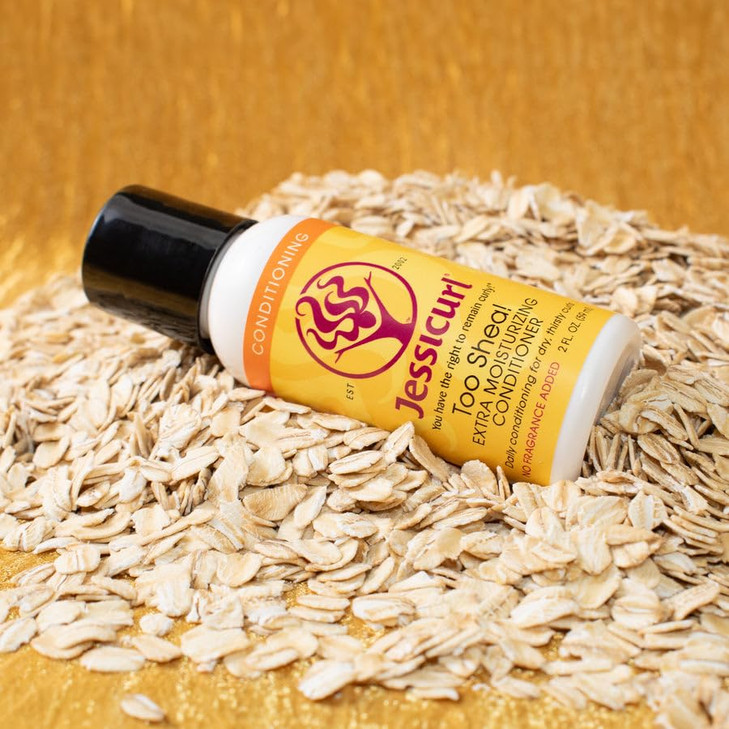 Jessicurl, Too Shea! Extra Moisturizing Conditioner for Curly Hair, No Fragrance Added, 32 Fl oz. Leave in Conditioner for Dry Hair, Anti Frizz Hair