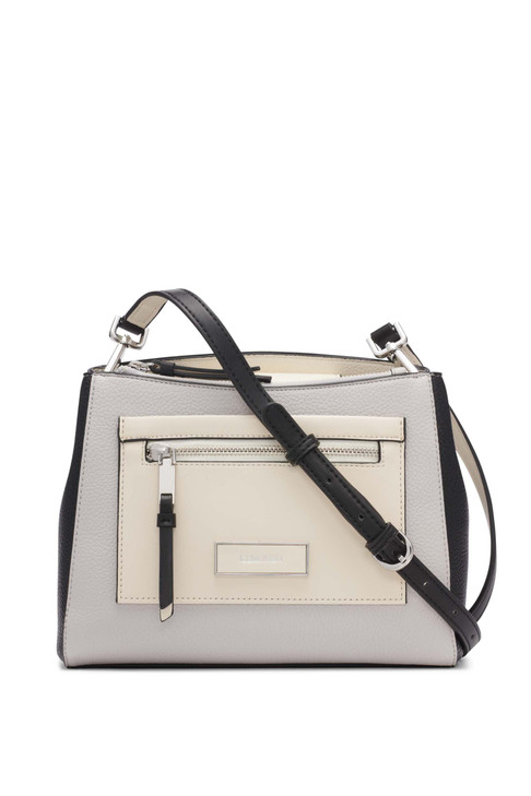Calvin Klein Hadley Triple Compartment Crossbody, Black/Cherub White/Dove, One Size