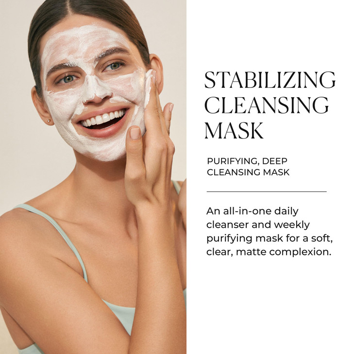 Natura Bissé Stabilizing Cleansing Mask, Purifying Deep Cleansing Mask, Cleanses, Purifies & Mattifies, For Normal, oily & acne-prone Skin, 7 Oz