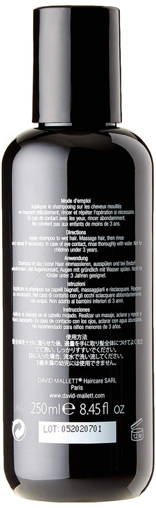 David Mallett Shampoo No.1: L'Hydration, 250 ml