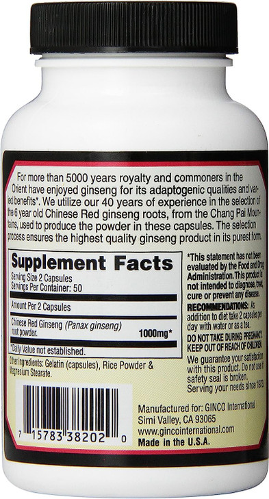 Imperial Elixir Ginseng Chinese Red 100 Cap3