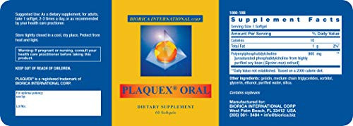 Plaquex Oral 60 Softgels 900mg