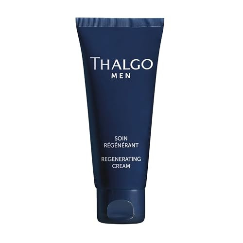 THALGO Men Regenerating Cream, Daily Moisturizing Cream for Men, Face Cream and Moisturizer, Anti Age Repair, Wrinkle Cream for Face, Wrinkle Removal