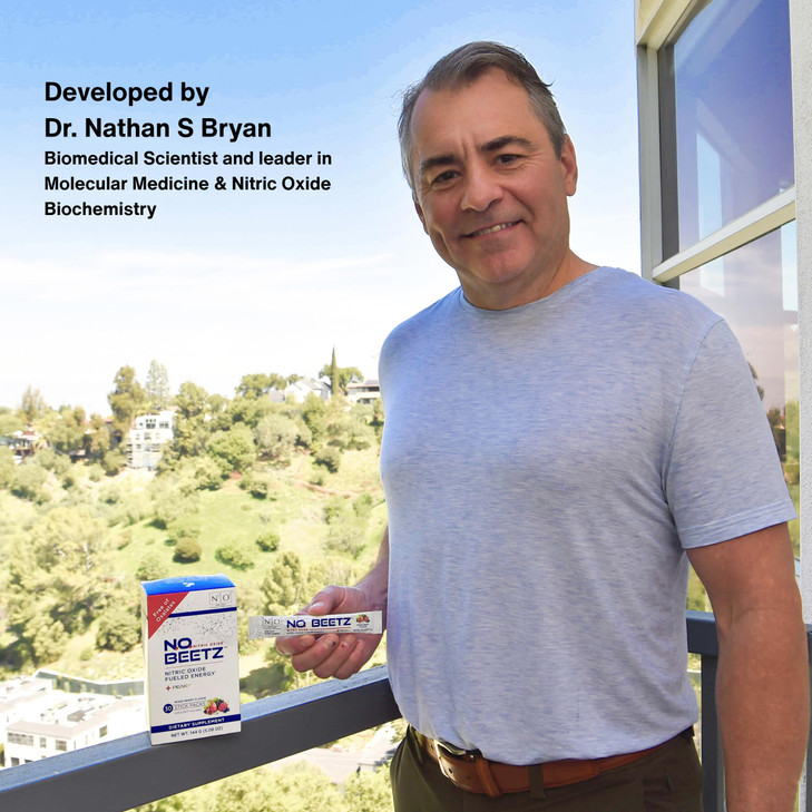 N.O. Beetz Nitric Oxide Supplement for Pre-Workout & Endurance | Beetroot, Peak ATP & Electrolytes for Energy & Hydration | Boosts Blood Flow & Muscl