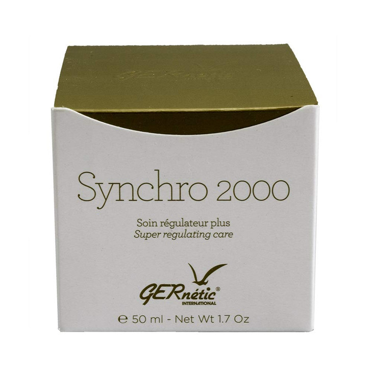 Gernetic Synchro 2000 Super Regulating Face Cream for Women Men, Moisturizer for Oily Combination Skin with Beeswax Calendula, 50ml/ 1.7 fl oz