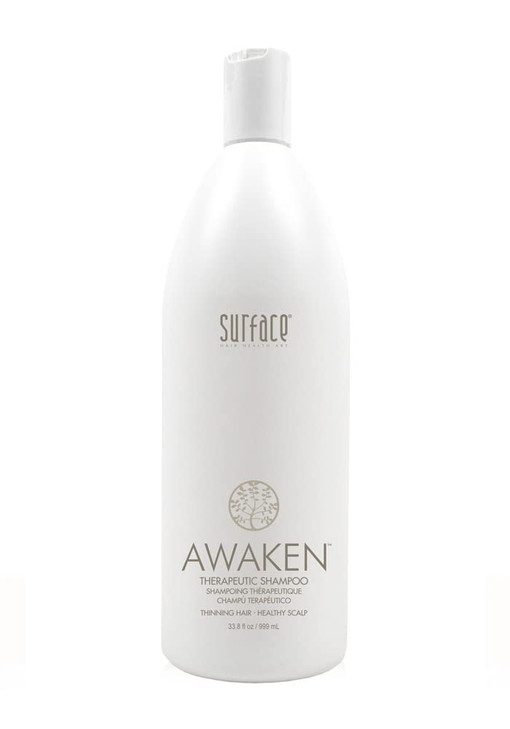 Surface Hair - Awaken Therapeutic Shampoo  Natural Ingredients for Thinning Hair and a Healthy Scalp -33.8 fl oz