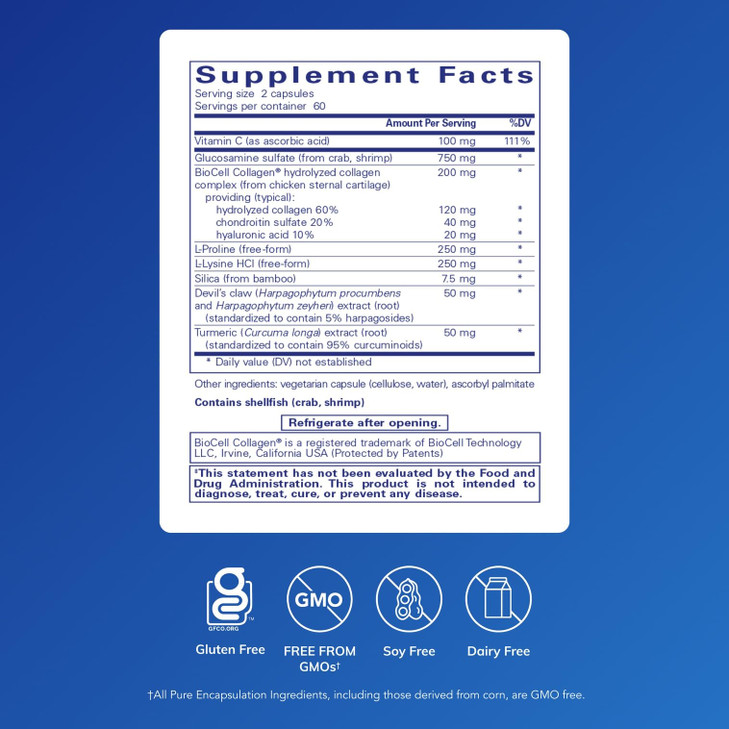 Pure Encapsulations - Ligament Restore - Dietary Supplement Helps Maintain Healthy Tendons, Ligaments and Joints - 120 Capsules