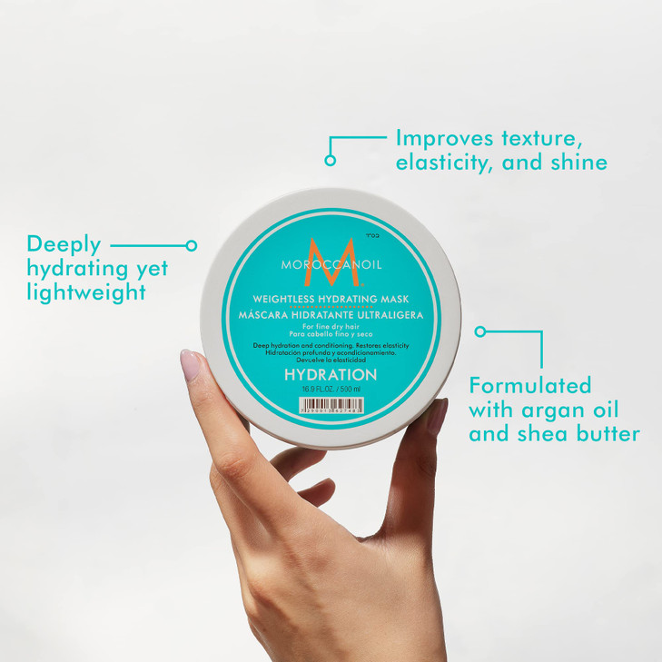 Moroccanoil Weightless Hydrating Mask, 16.9 Fl. Oz.