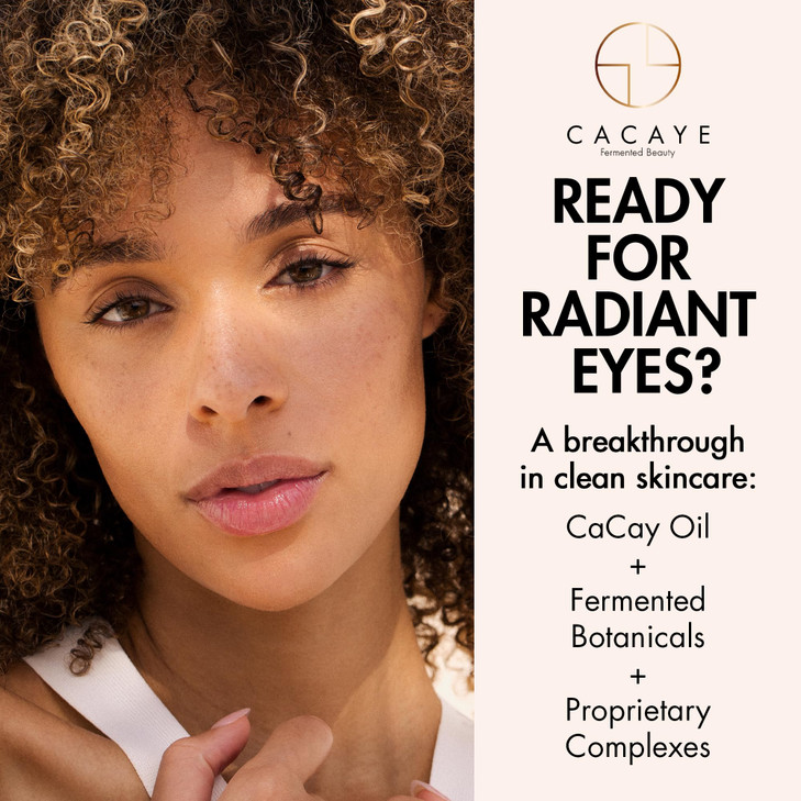 CACAYE Triple Retinoid Eye Cream for Anti Aging 0.5 fl oz - Natural Retinol Alternative Under Eye Cream for Wrinkles, Fine Lines, Puffiness and Dark