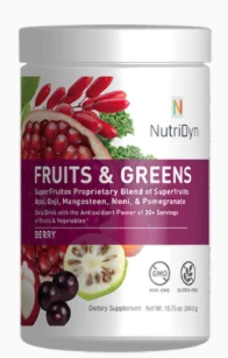 NutriDyn Fruits and Greens Super vegetox Proprietary Blend of Super vegetables, Chlorella, Kelp, Turmeric & Kale, Certified Organic 306.4 Grams