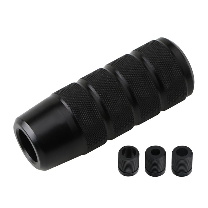 Osilly 95mm/3.74" Car Shifter Knob, Aluminum Weighted Automotive Gear Shift Manual knobs Lever with 3 Threaded Adapters M8 M10 M12 x 1.25, Universal