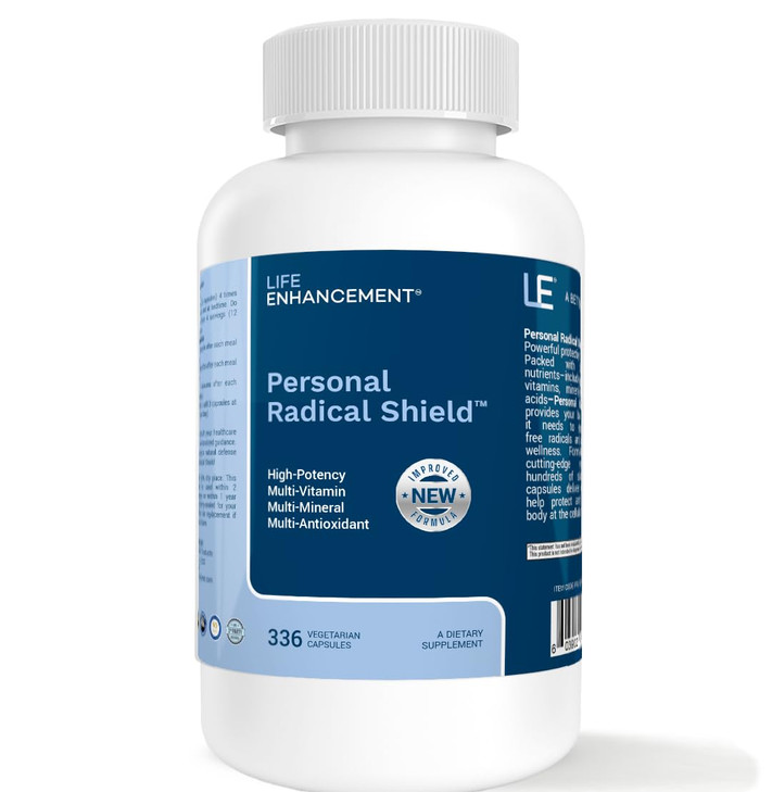 Life Enhancement Radical Shield | 28 Vitamins, Minerals, Antioxidants & More | 112 Servings