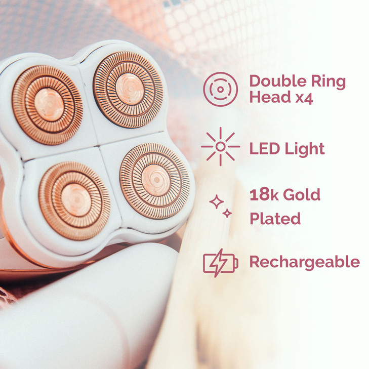 Finishing Touch Flawless Legs Women's Hair Remover , White/Rose Gold