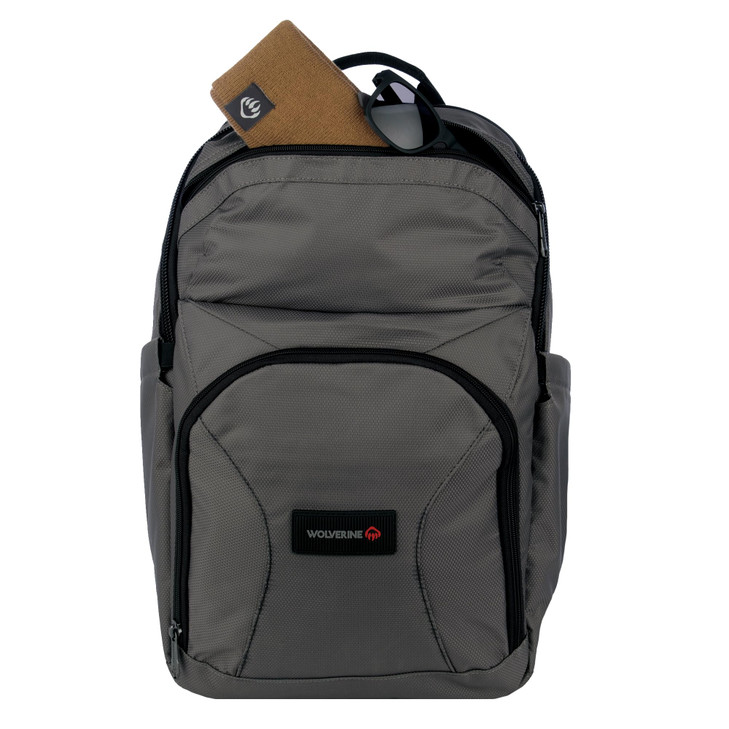 Wolverine 33L Backpack with Large Main, Laptop Compartment and Cooling Straps, Pro-Gunmetal