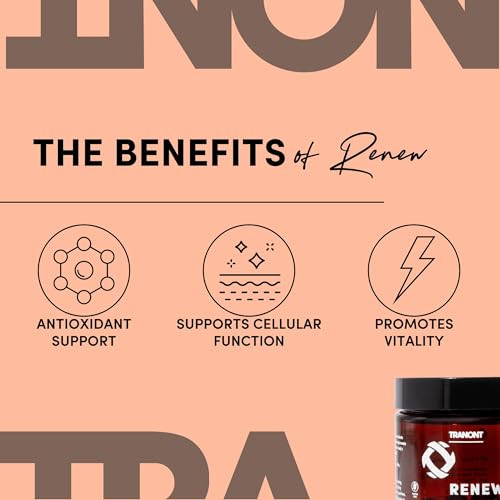 Tranont Renew - Antioxidant Complex for Vitality & Wellness | Vitamin E Tocotrienols & Geranylgeraniol | Supports Healthy Cellular Function, Joint He