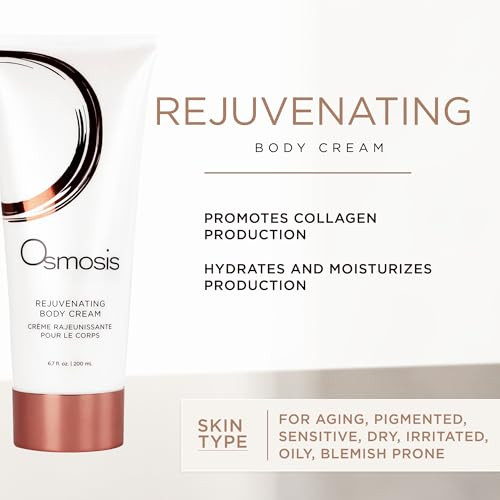 OSMOSIS REJUVENATING Body Cream Lotion, Boosts Collagen to Visibly Sculpt, Smooth and Tone Skin, 6.7 Fl Oz