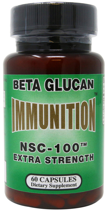 Nutritional Supply Corp Immunition NSC 100 Beta Glucan Extra Strength - 10 mg - 60 Capsules