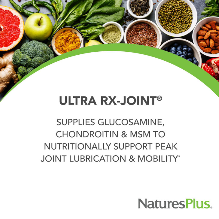 NaturesPlus Ultra Rx-Joint - 180 Tablets - Supports Healthy Joint Function - with Glucosamine, Chondroitin & MSM - Gluten Free - 60 Servings