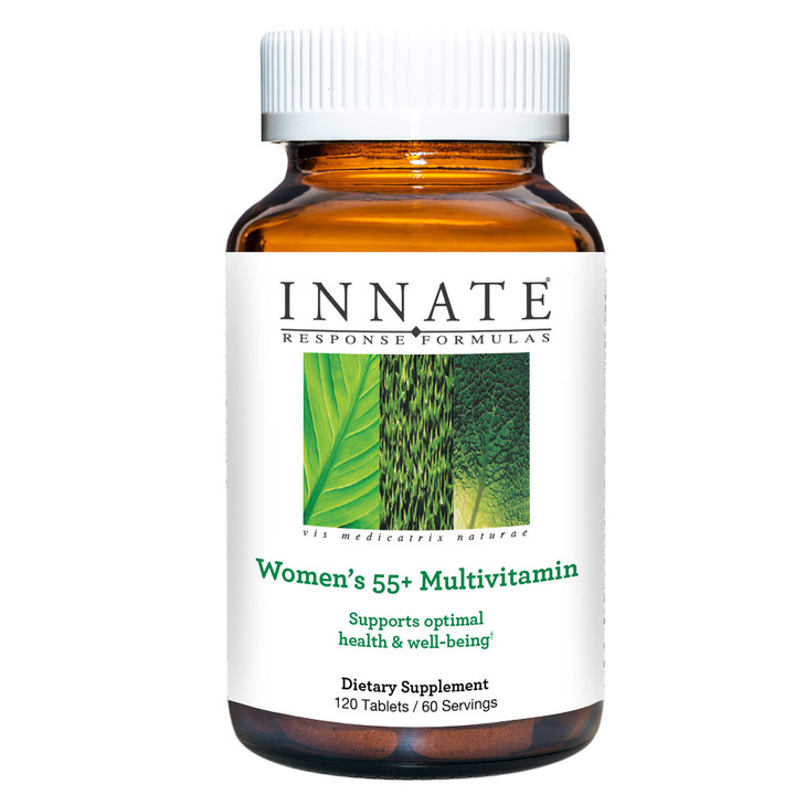 Innate Response Formulas Womens 55+ Multivitamin - Daily Multivitamin for Women 55 and Over - Vegetarian, Non-GMO, and Gluten-Free - Made Without 9