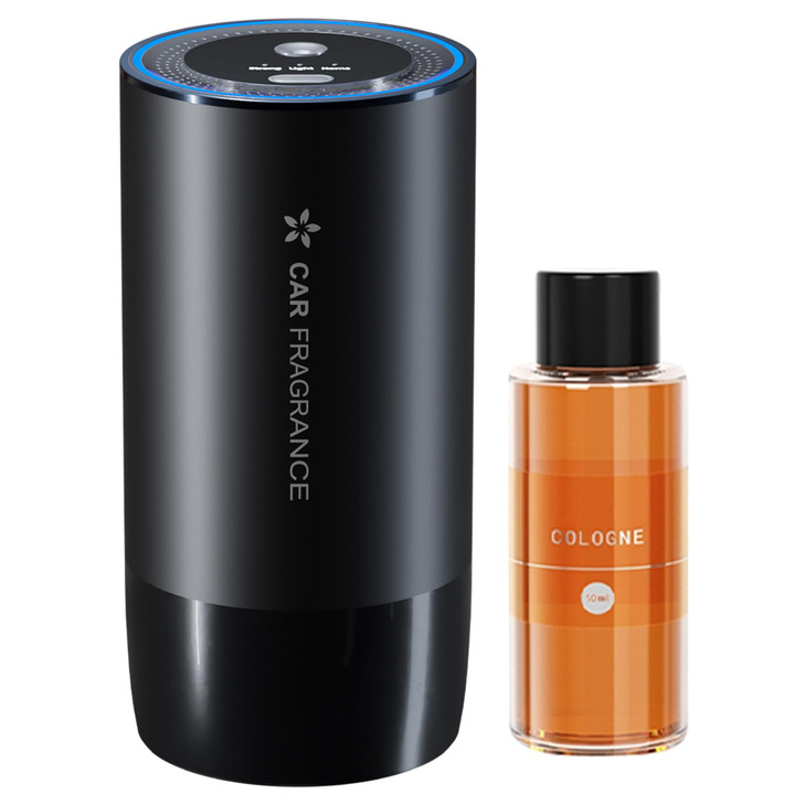 Smart Car Diffuser: Experience Luxury with 50ml Cologne Scent - Perfume Your Journey with Ultrasonic Aroma Tech Smart Car Air Freshener