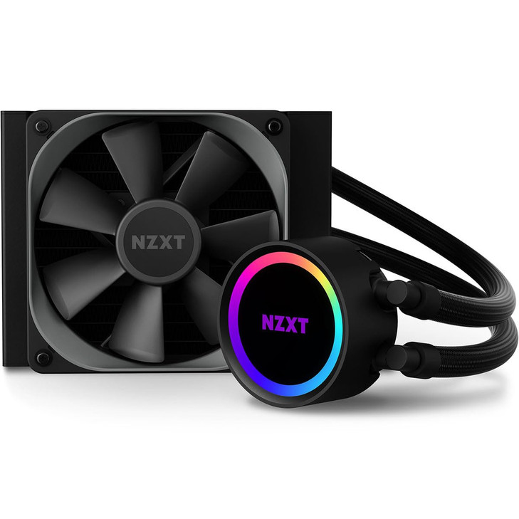 NZXT Kraken 120 - All-in-One RGB CPU Liquid Cooler - Infinity Mirror Design - Powered by CAM