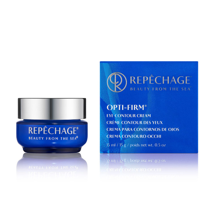 Repechage Opti-Firm Eye Contour Cream  Anti-Aging Under Eye Cream with Seaweeds & Peptides  Helps Reduce Appearance of Crows Feet, Dark Circles, P