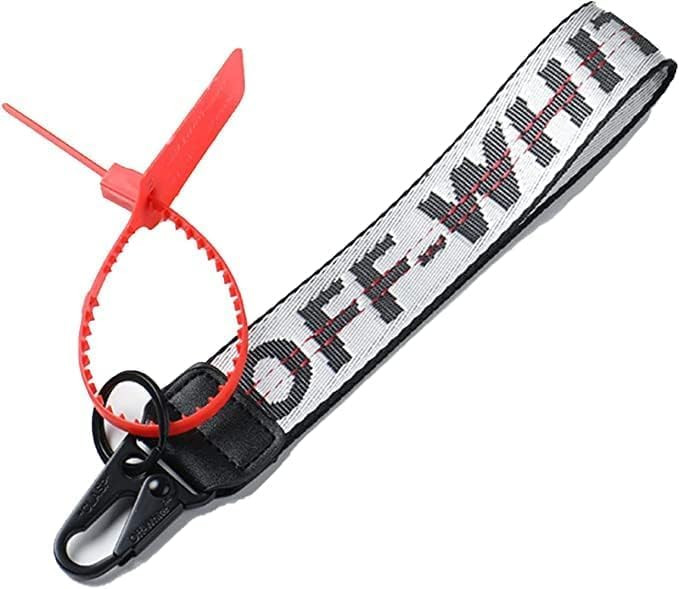 Importados unknown Keychain WHITE Lanyard White for Keys can Hang Key,Wallet,Jeans Decoration cute lanyard nice off