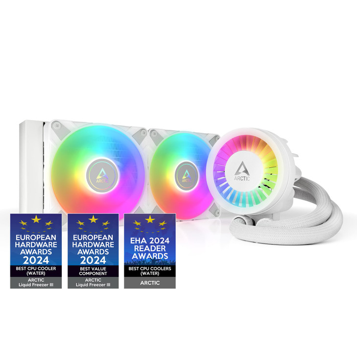 ARCTIC Liquid Freezer III 240 A-RGB - CPU AIO Water Cooler, Water Cooling PC, Intel & AMD, Efficient PWM-Controlled Pump, Fan: 2002000 RPM, LGA1851
