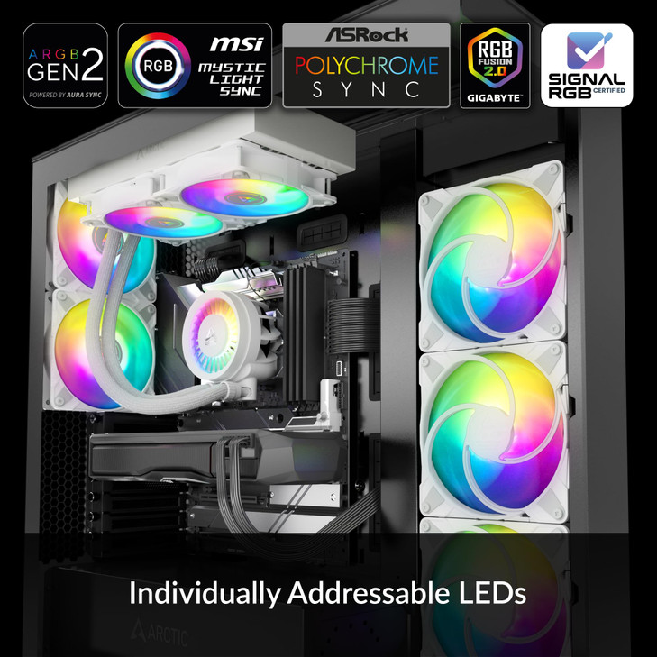 ARCTIC Liquid Freezer III 240 A-RGB - CPU AIO Water Cooler, Water Cooling PC, Intel & AMD, Efficient PWM-Controlled Pump, Fan: 2002000 RPM, LGA1851