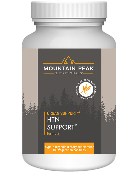 Mountain Peak Nutritionals HTN Blood Pressure Support Supplement for Heart & Circulation Health - Advanced Cardiovascular Formula with Rauwolfia, Haw